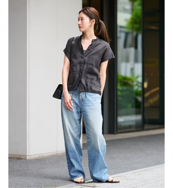 FRAMeWORK「≪一部カラーWEB限定 / 追加≫キャップスリーブドロストシャツ 2」|シャツ・ブラウス|