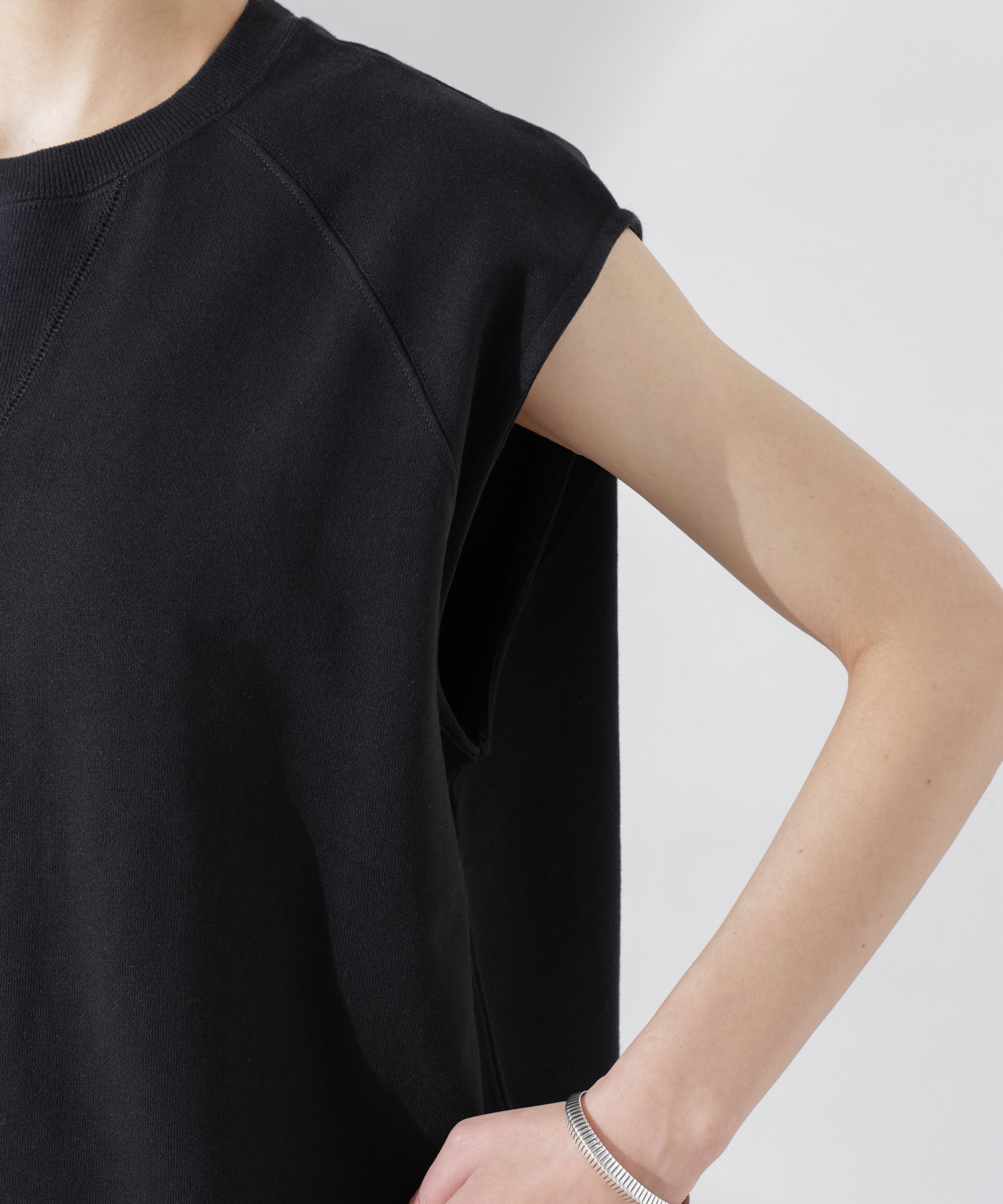 NANO universe「ノースリーブスウェットトップス」|Tシャツ・カットソー|