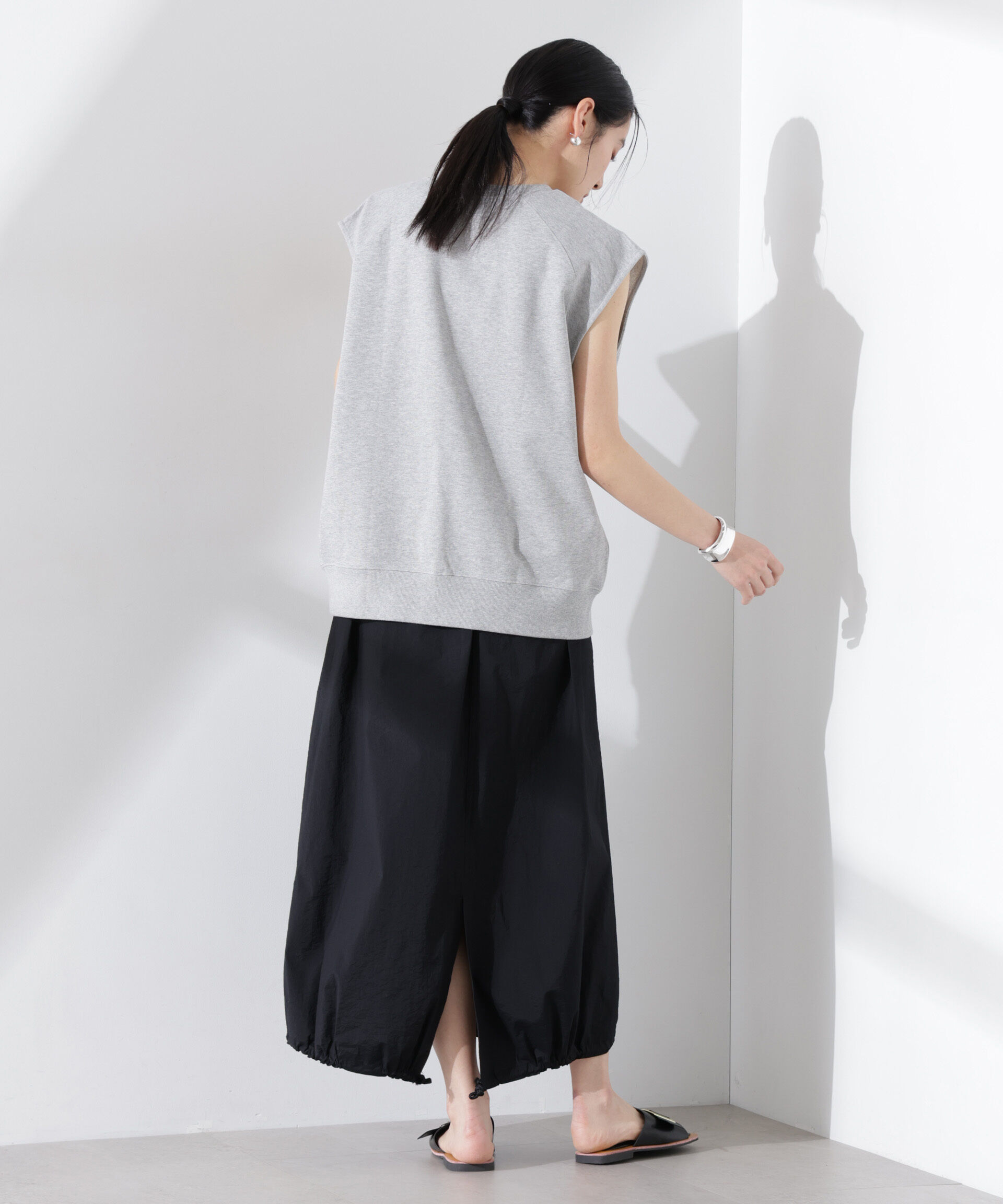 NANO universe「ノースリーブスウェットトップス」|Tシャツ・カットソー|