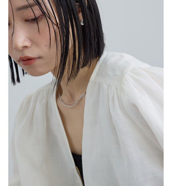 SALON adam et rope'「【WEB限定】ラスターラミーカルゼブルゾン」|ブルゾン・スタジャン|