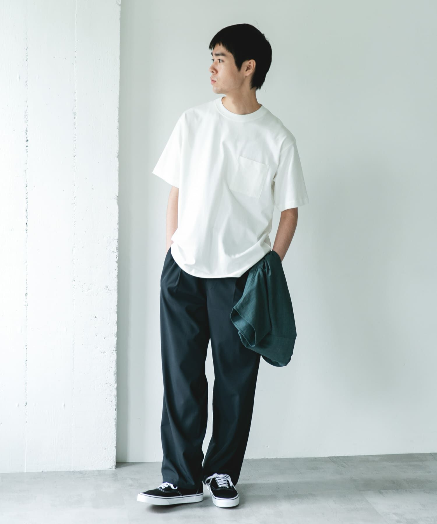 URBAN RESEARCH DOORS「SHAPE BACK クルーネック Tシャツ」|Tシャツ・カットソー|