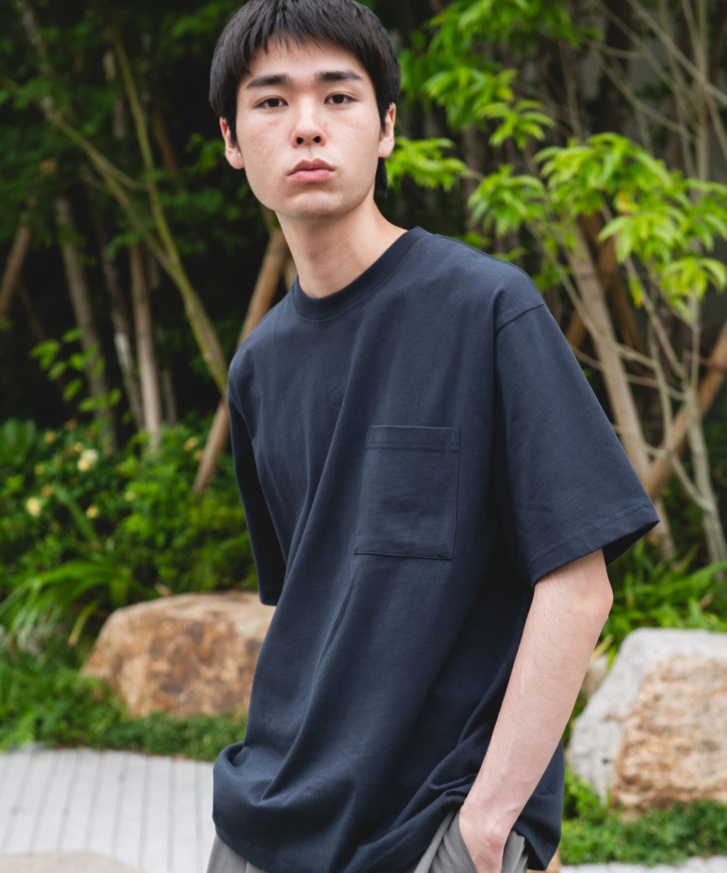 URBAN RESEARCH DOORS「SHAPE BACK クルーネック Tシャツ」|Tシャツ・カットソー|