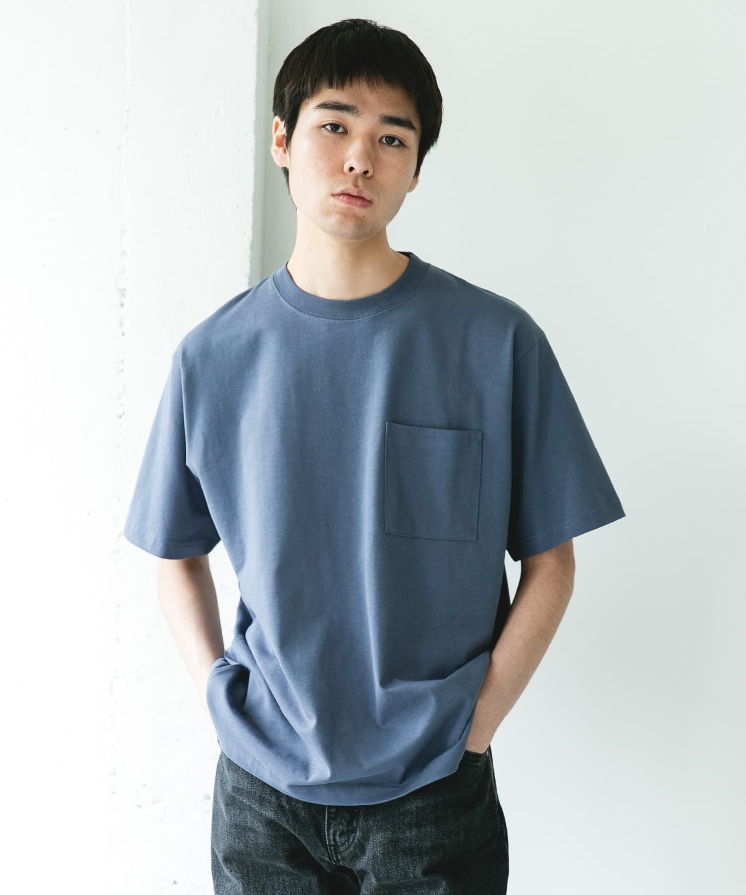 URBAN RESEARCH DOORS「SHAPE BACK クルーネック Tシャツ」|Tシャツ・カットソー|