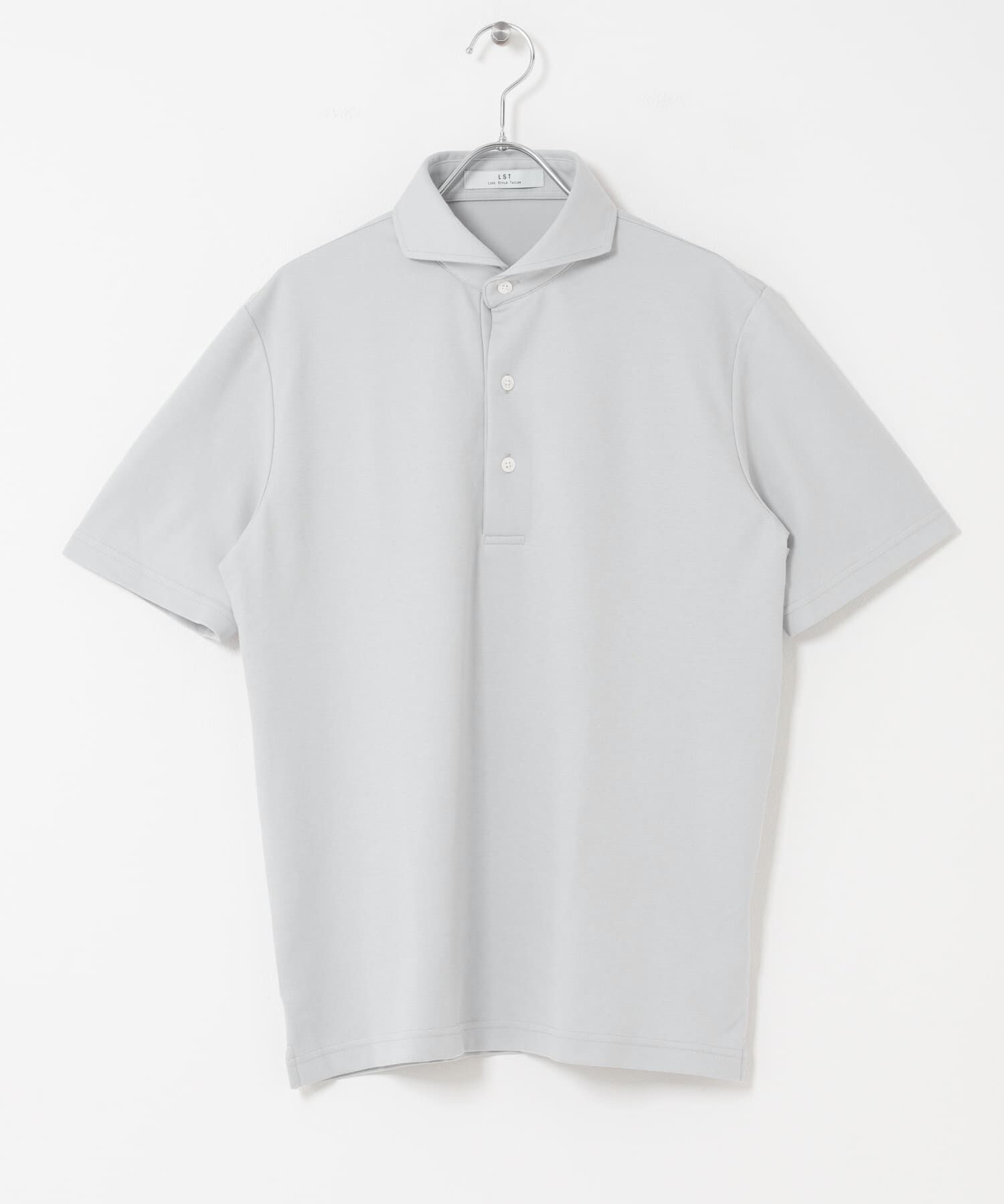 URBAN RESEARCH DOORS「LIFE STYLE TAILOR　カッタウェイ鹿の子半袖プルオーバー」|シャツ・ブラウス|