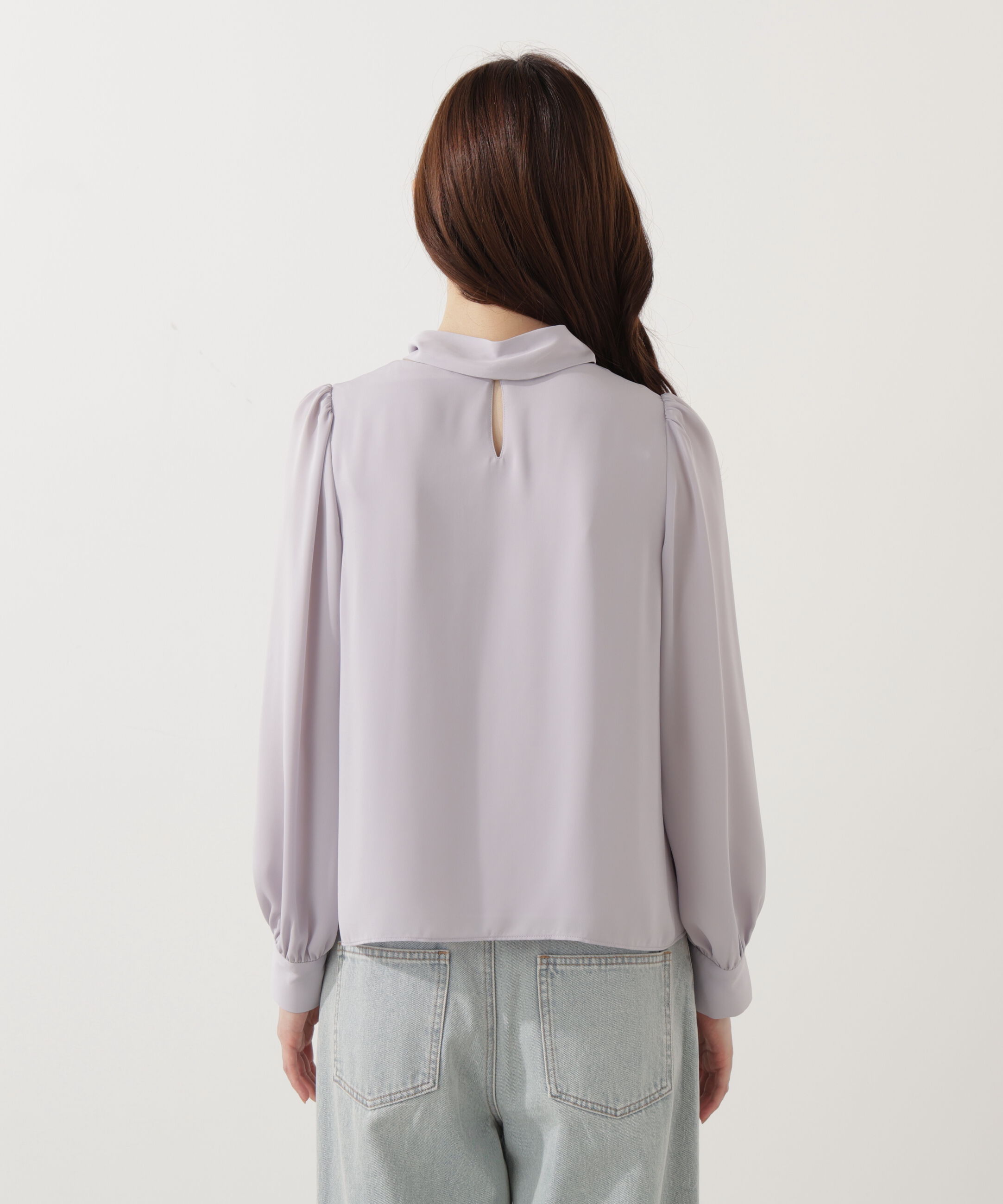 PROPORTION BODY DRESSING「＜ウォッシャブル＞2wayリボンタック付きブラウス」|シャツ・ブラウス|