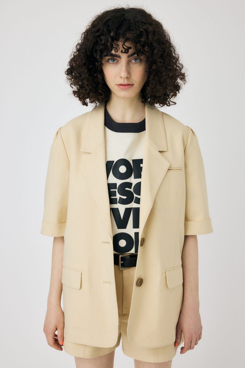 MOUSSY「SHORT SLEEVE テーラードジャケット」|その他|