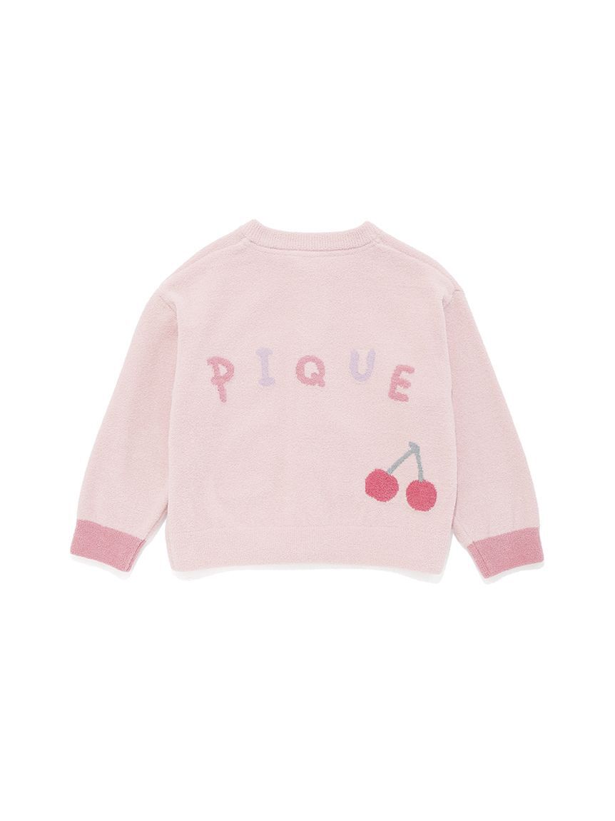 GELATO PIQUE KIDS & BABY「【KIDS】エアリーモコドローイングベアカーディガン」|カーディガン|