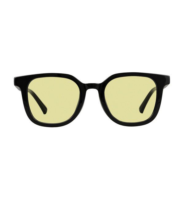  「SUNCUTGlasses/UV100%CUT サングラス ビッグシェイプ  カラーレンズ 紫外線対策 UVカット ユニセックス」|サングラス|