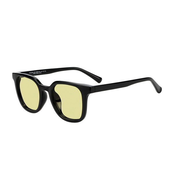  「SUNCUTGlasses/UV100%CUT サングラス ビッグシェイプ  カラーレンズ 紫外線対策 UVカット ユニセックス」|サングラス|