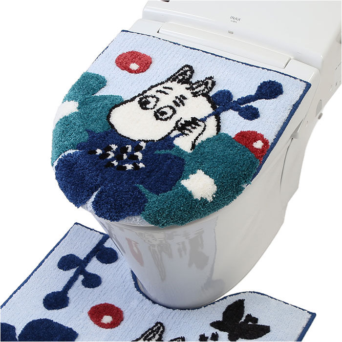 BACKYARD FAMILY「ムーミン トイレ グッズ 通販 トイレ蓋カバー トイレフタカバー トイレふたカバー フタカバー 蓋」|トイレタリー・ランドリーグッズ|