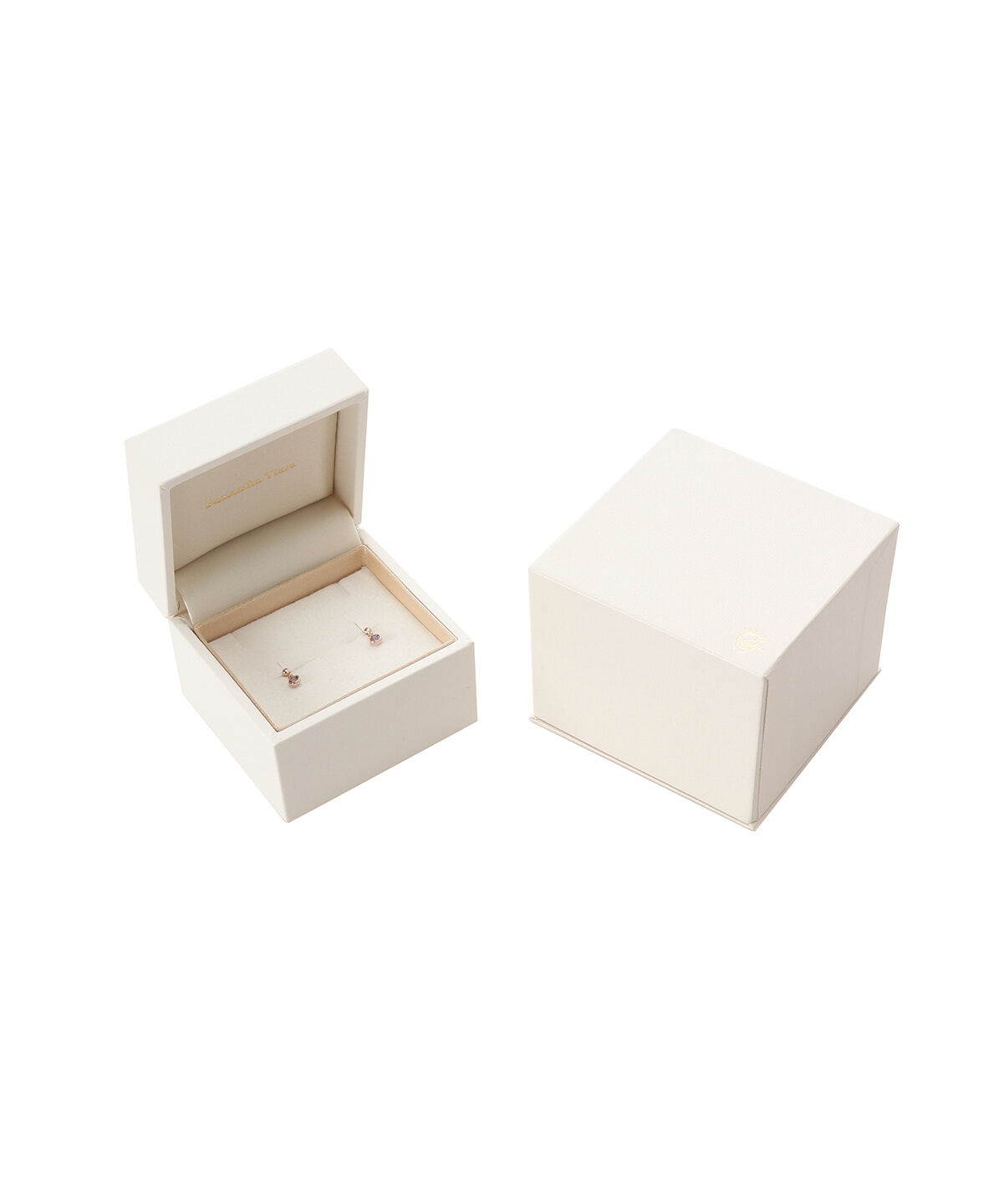 newme by Samantha Thavasa「K10 PG タンザナイト サークルピアス≪12月 誕生石≫」|ピアス|