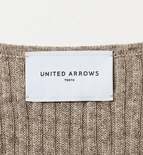 UNITED ARROWS「ノースリーブ カラー ニット ‐ウォッシャブル‐」|ニット・セーター|