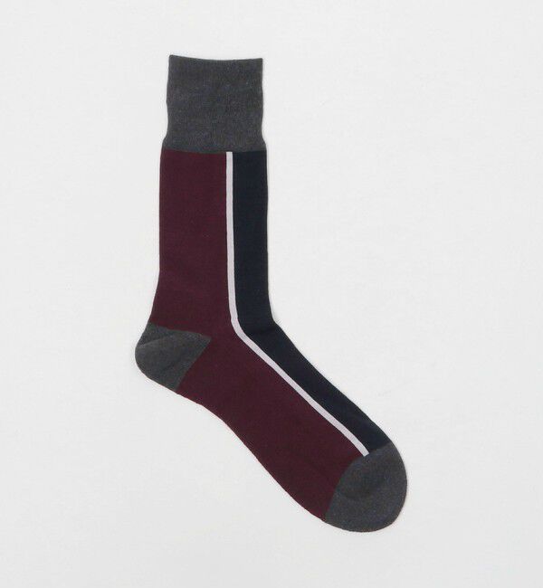 UNITED ARROWS green label relaxing「＜CHICSTOCKS＞センターライン ソックス」|ソックス|WINE