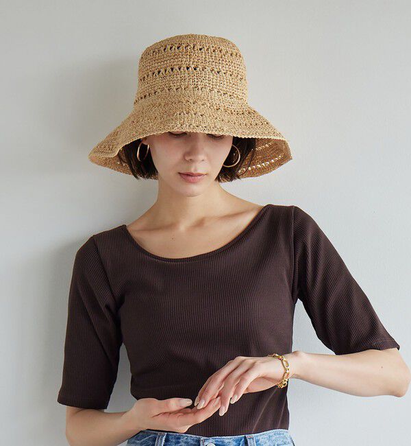 UNITED ARROWS green label relaxing「＜VINCENT PRADIER＞ワイドハット / HAT」|ハット|NATURAL