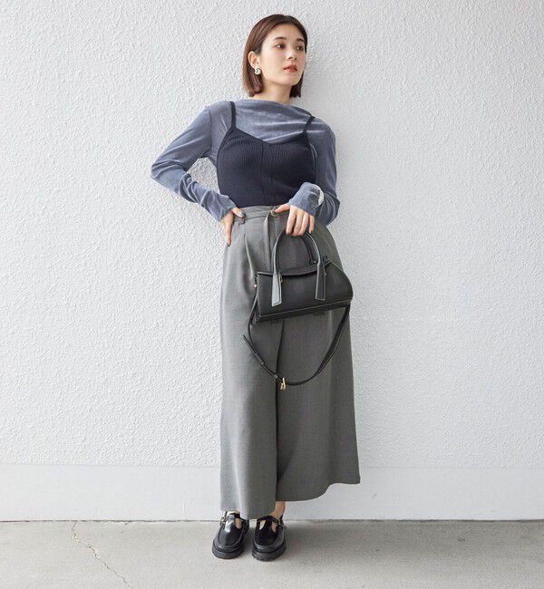 SHIPS for women「〈手洗い可能〉ベルト付き ガウチョ パンツ◇」|その他|