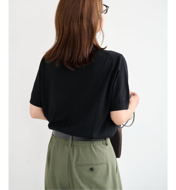 OUTDOOR PRODUCTS Usual Things「追加  ハイゲージコットンポロシャツハーフスリーブニット」|ポロシャツ|