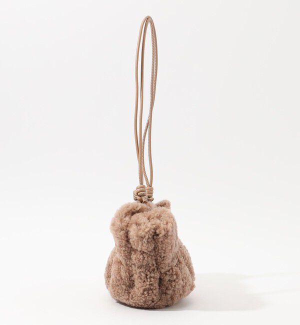 TOMORROWLAND GOODS「HEREU Arta Mini Curly Shearling ムートンバッグ」|ショルダー・メッセンジャー|