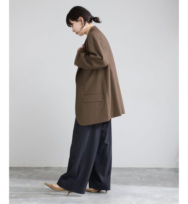 IENA「COUTURE D'ADAM/クチュールドアダム BIG JK Single Blazer Dese 26SS-009」|テーラードジャケット|