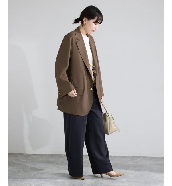 IENA「COUTURE D'ADAM/クチュールドアダム BIG JK Single Blazer Dese 26SS-009」|テーラードジャケット|