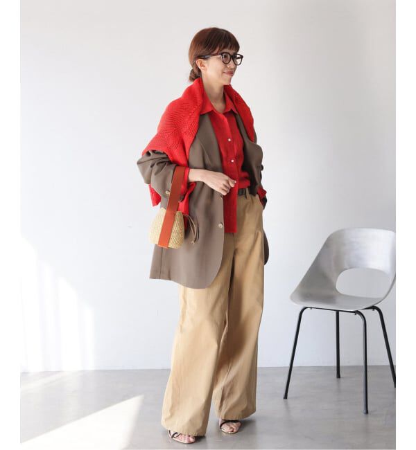IENA「COUTURE D'ADAM/クチュールドアダム BIG JK Single Blazer Dese 26SS-009」|テーラードジャケット|