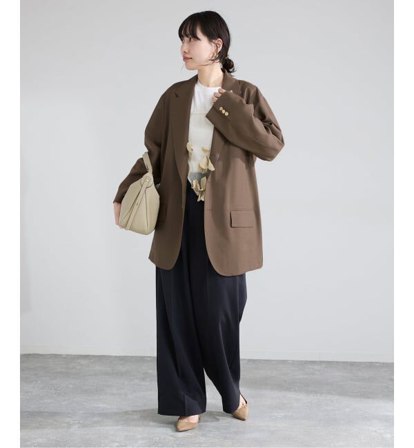 IENA「COUTURE D'ADAM/クチュールドアダム BIG JK Single Blazer Dese 26SS-009」|テーラードジャケット|