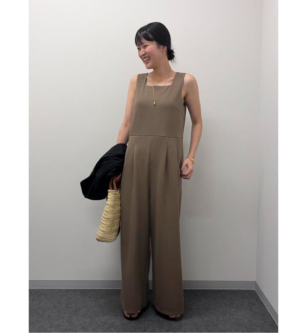 SLOBE IENA「《WEB限定サイズ有り/3サイズ展開》カットオールインワン」|オールインワン|