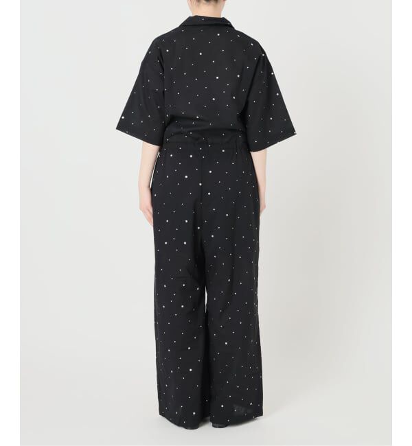 IENA「別注 COUTURE D'ADAM/クチュールドアダム Tiered Jamp suit 26SS-278」|オールインワン|