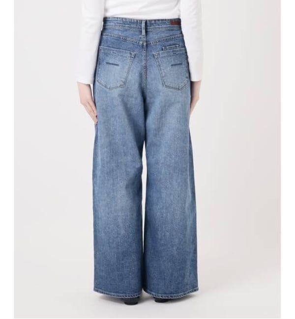 IENA「《追加予約》YANUK/ヤヌーク 別注 MARY Baggy straight デニムパンツ」|デニム|