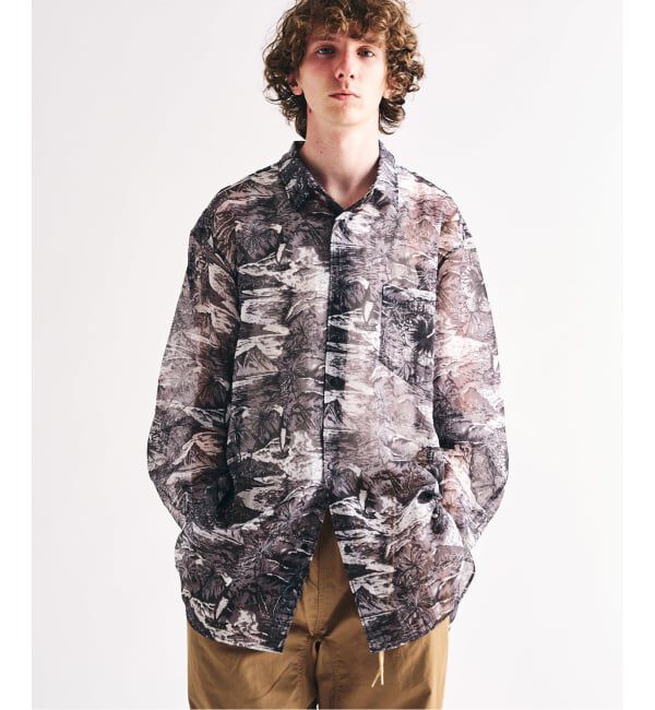 417 EDIFICE「迷迭香 / マンネンロウ 417別注 MESH OVER SHIRT」|シャツ・ブラウス|