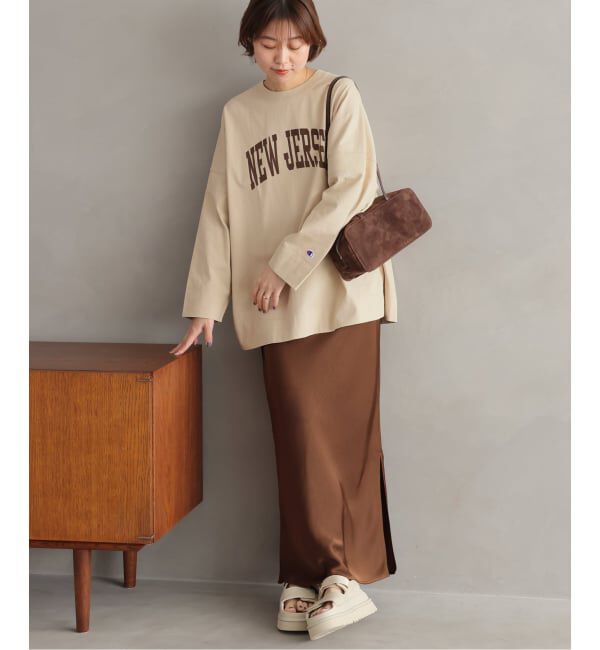 JOURNAL STANDARD relume「別注【Champion/チャンピオン】16s/1 Jersey L/S Bleach Wash：カットソー」|Tシャツ・カットソー|