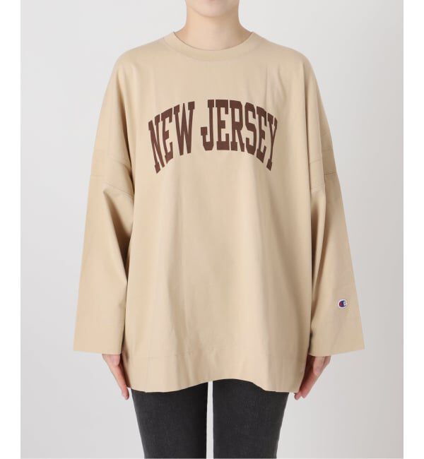 JOURNAL STANDARD relume「別注【Champion/チャンピオン】16s/1 Jersey L/S Bleach Wash：カットソー」|Tシャツ・カットソー|