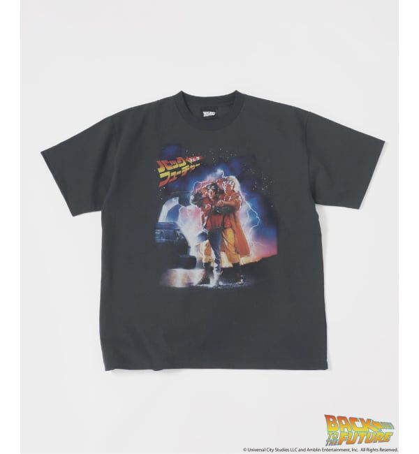 JOURNAL STANDARD relume「BACK TO THE FUTURE / バックトゥザフューチャー 別注 ムービー プリントT」|Tシャツ・カットソー|ブラック B