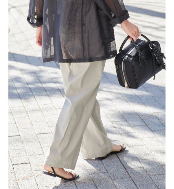 JOURNAL STANDARD「《追加2》ウォッシャブルコットンリネVISストレートパンツ」|その他|