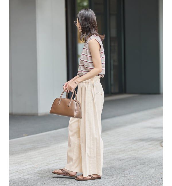 JOURNAL STANDARD「《追加2》ウォッシャブルコットンリネVISストレートパンツ」|その他|