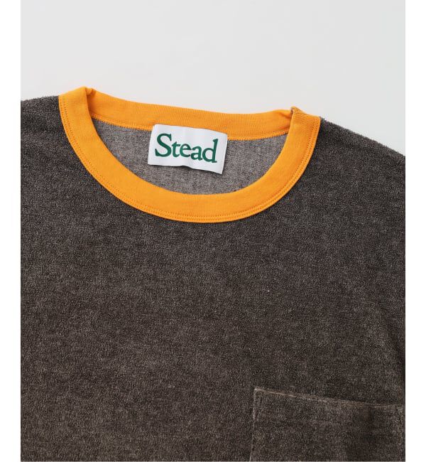 J.S.Homestead「Stead / パイル リンガー ワイド ポケット Tシャツ」|Tシャツ・カットソー|