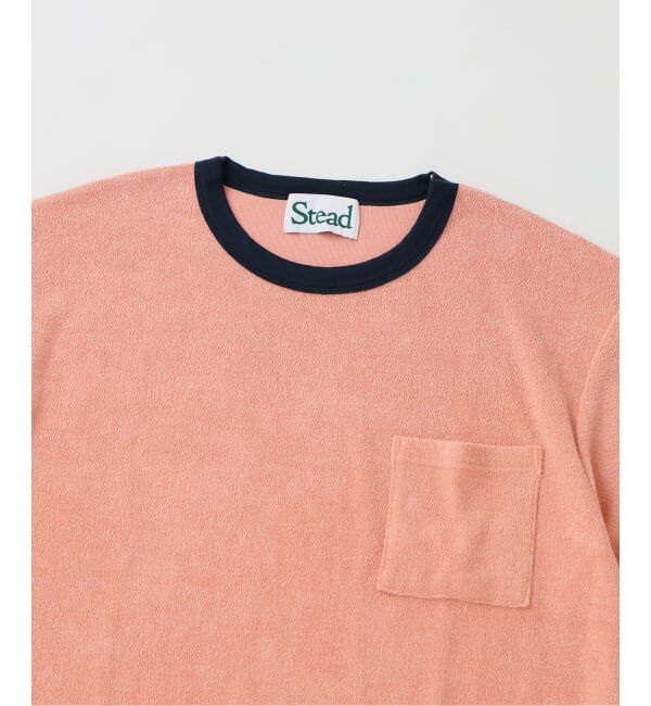 J.S.Homestead「Stead / パイル リンガー ワイド ポケット Tシャツ」|Tシャツ・カットソー|