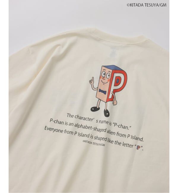JOURNAL STANDARD relume「Pちゃん / アルファベッツ "SUPER"  アルファベット Tシャツ」|Tシャツ・カットソー|