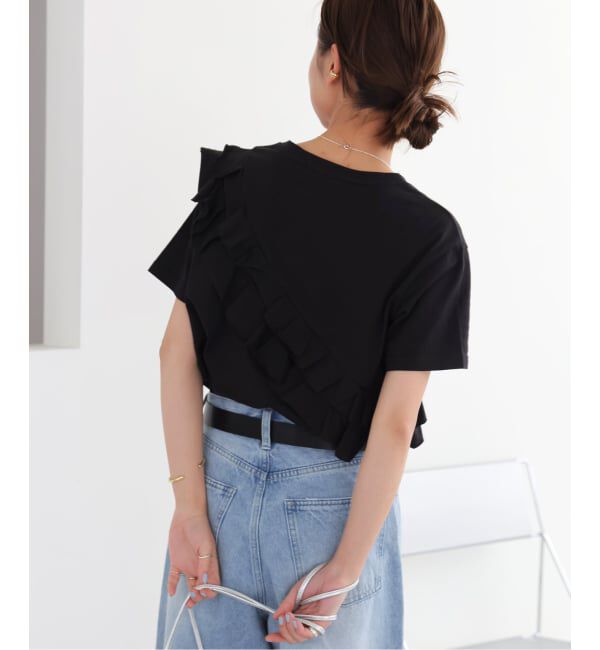 JOURNAL STANDARD relume「《WEB限定追加2》アシンメトリーフリルTEE」|Tシャツ・カットソー|