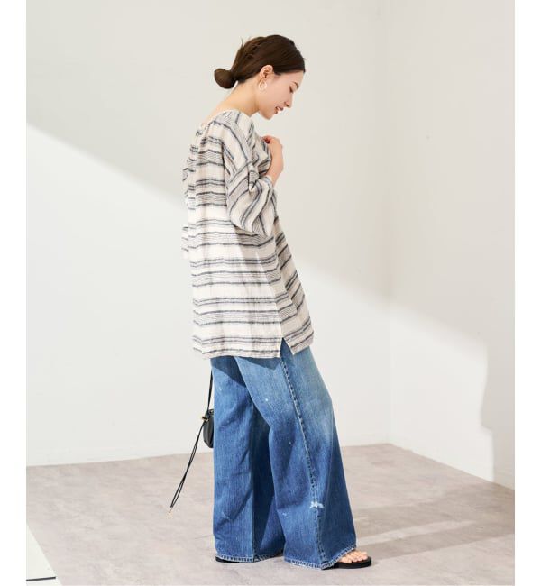 FRAMeWORK「ERIC BERGERE DAMOISEAU STRIPE」|シャツ・ブラウス|