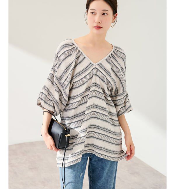FRAMeWORK「ERIC BERGERE DAMOISEAU STRIPE」|シャツ・ブラウス|