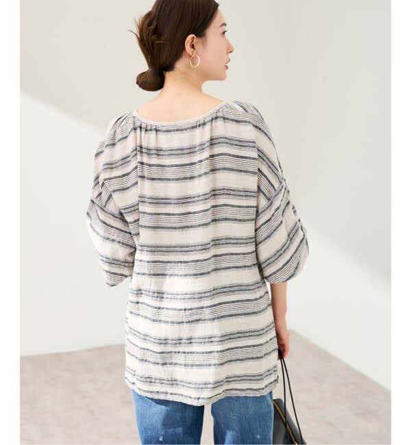 FRAMeWORK「ERIC BERGERE DAMOISEAU STRIPE」|シャツ・ブラウス|