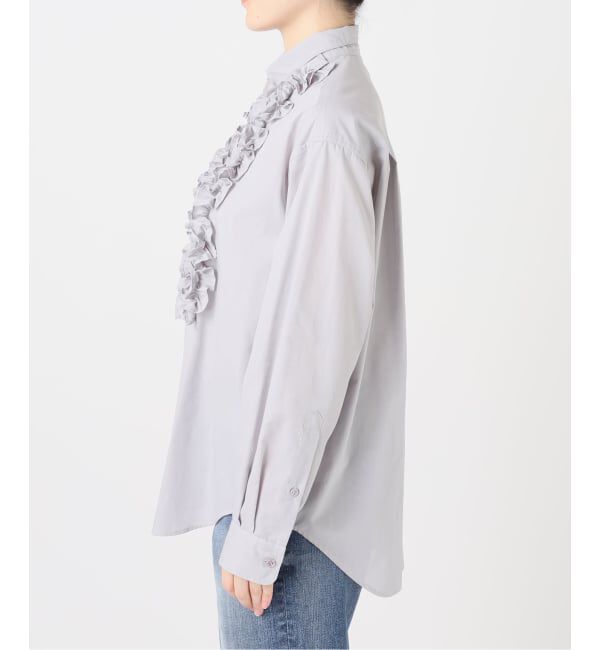 Glyph「《予約 / 一部店舗+WEB限定》Frilled Wing Collar Shirt」|シャツ・ブラウス|