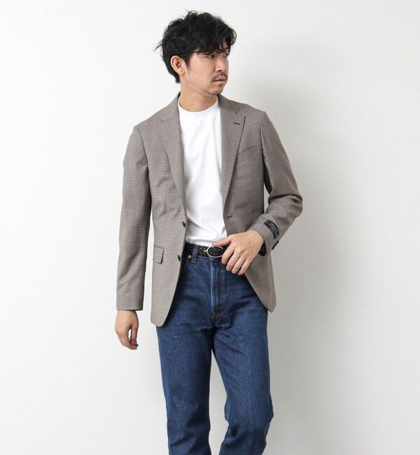 NOLLEY'S goodman「《ビジカジ対応》IMPORT FABRIC JACKET 25SS」|テーラードジャケット|