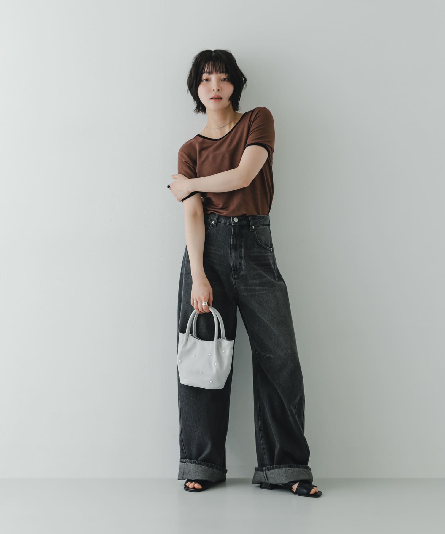 RODE SKO「インバッグ付ミニパールバッグ」|ハンドバッグ|
