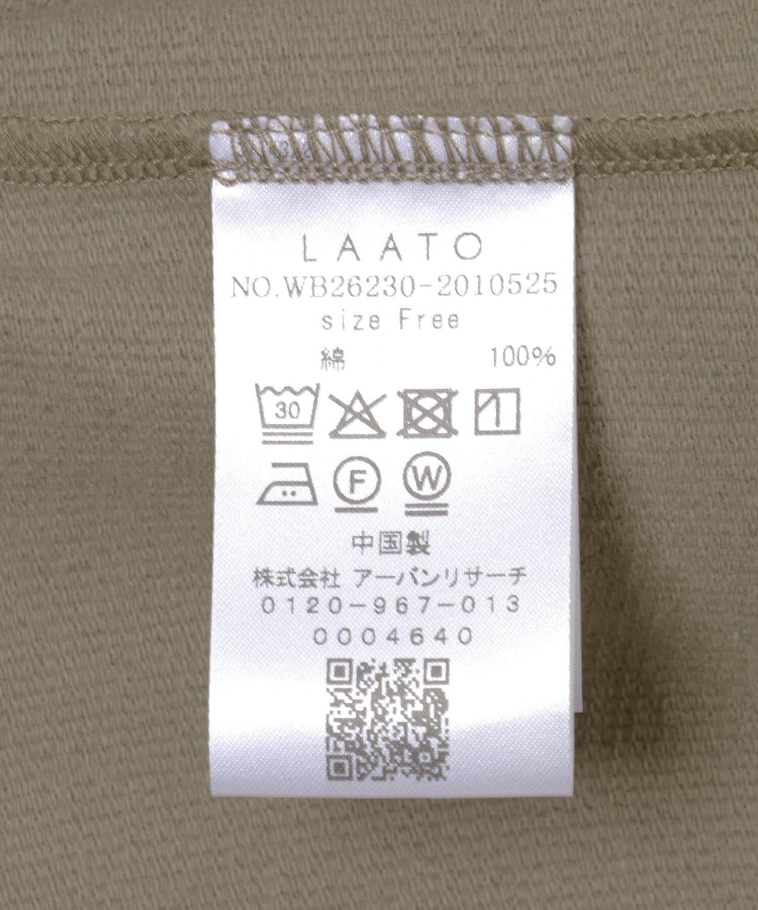 LAATO「open collared tee」|Tシャツ・カットソー|
