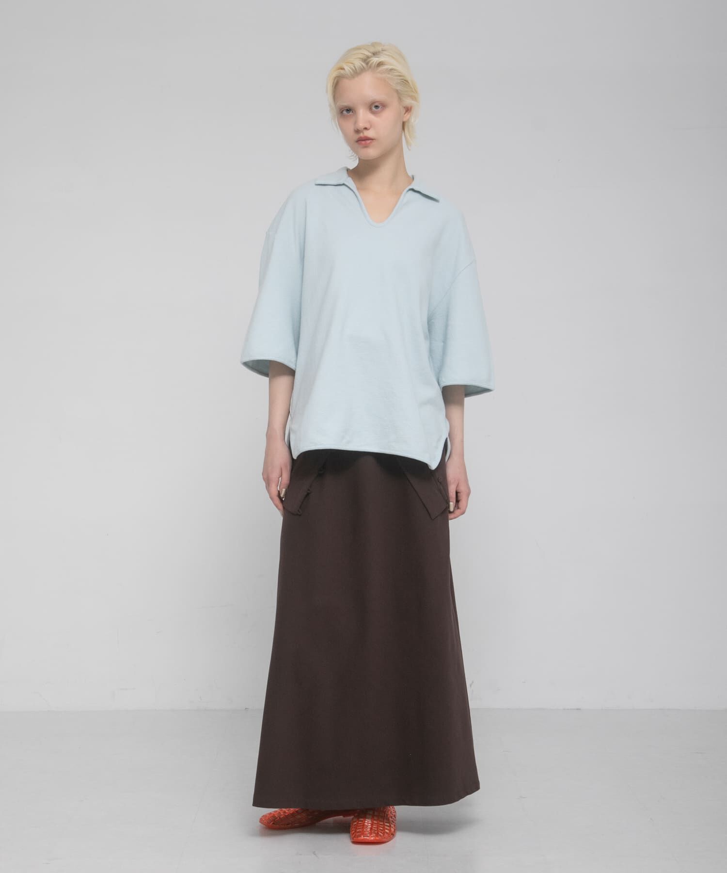 LAATO「open collared tee」|Tシャツ・カットソー|
