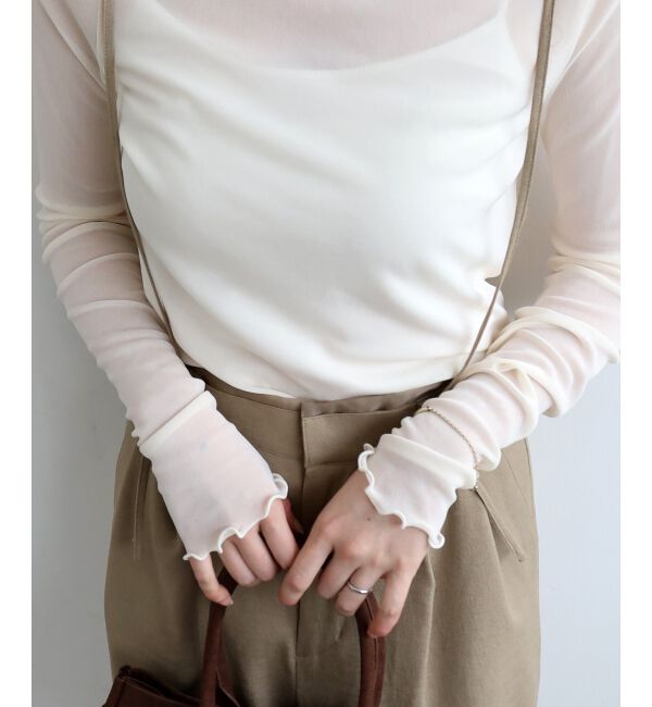 le.coeur blanc「シアークルーネックプルオーバー」|Tシャツ・カットソー|