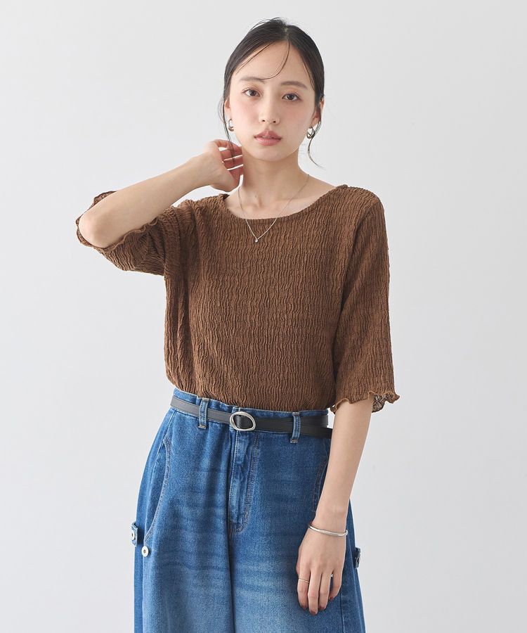 earth music&ecology「ランダムヨウリュウカットプルオーバー」|Tシャツ・カットソー|
