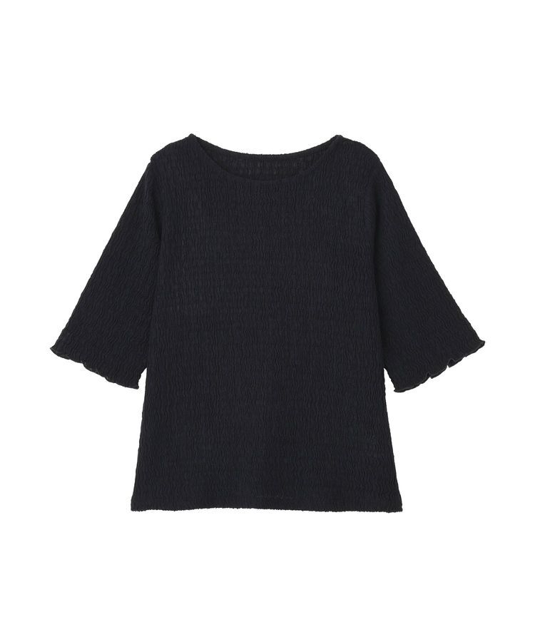 earth music&ecology「ランダムヨウリュウカットプルオーバー」|Tシャツ・カットソー|Black