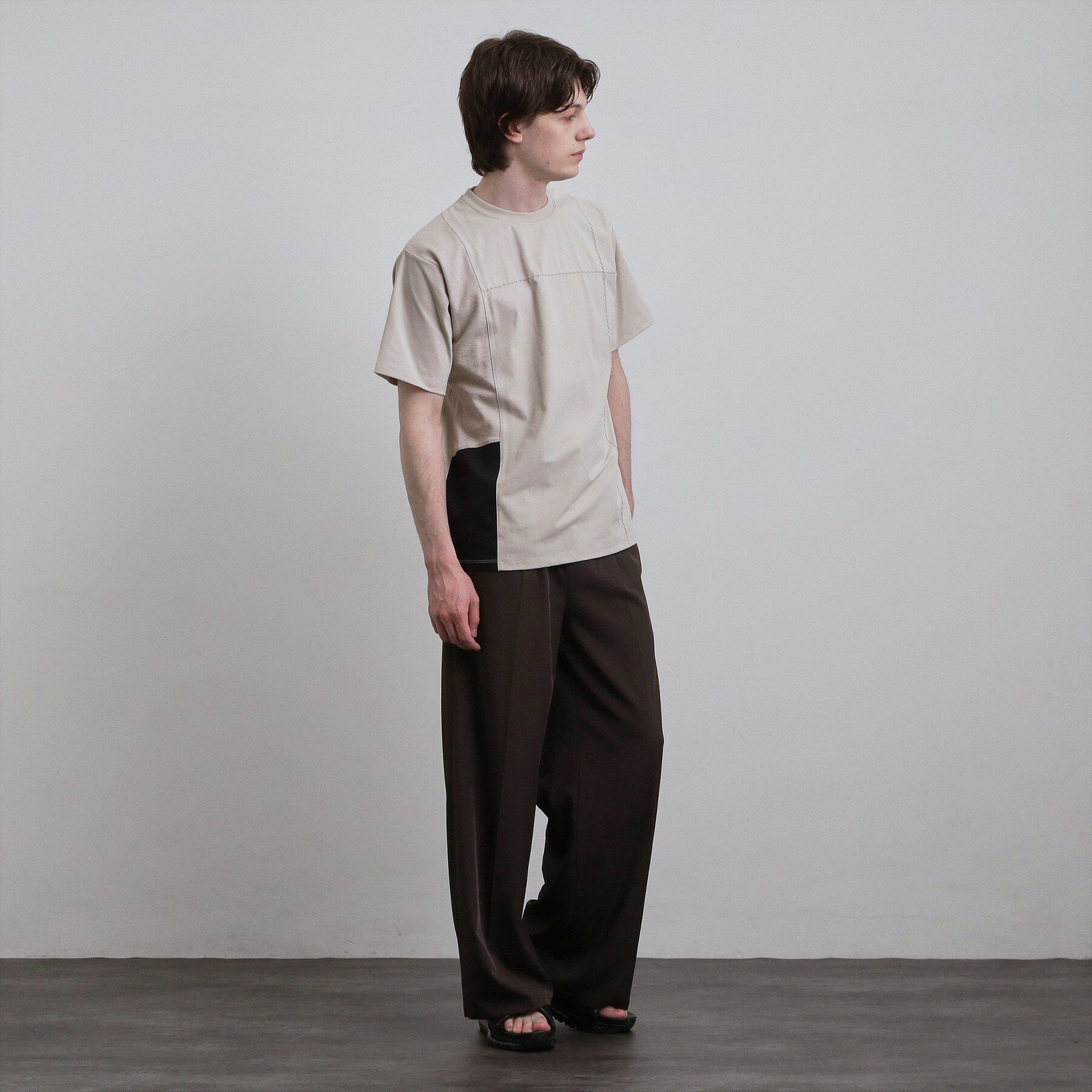 tk.TAKEO KIKUCHI「ダッシュライン切替Tシャツ」|Tシャツ・カットソー|